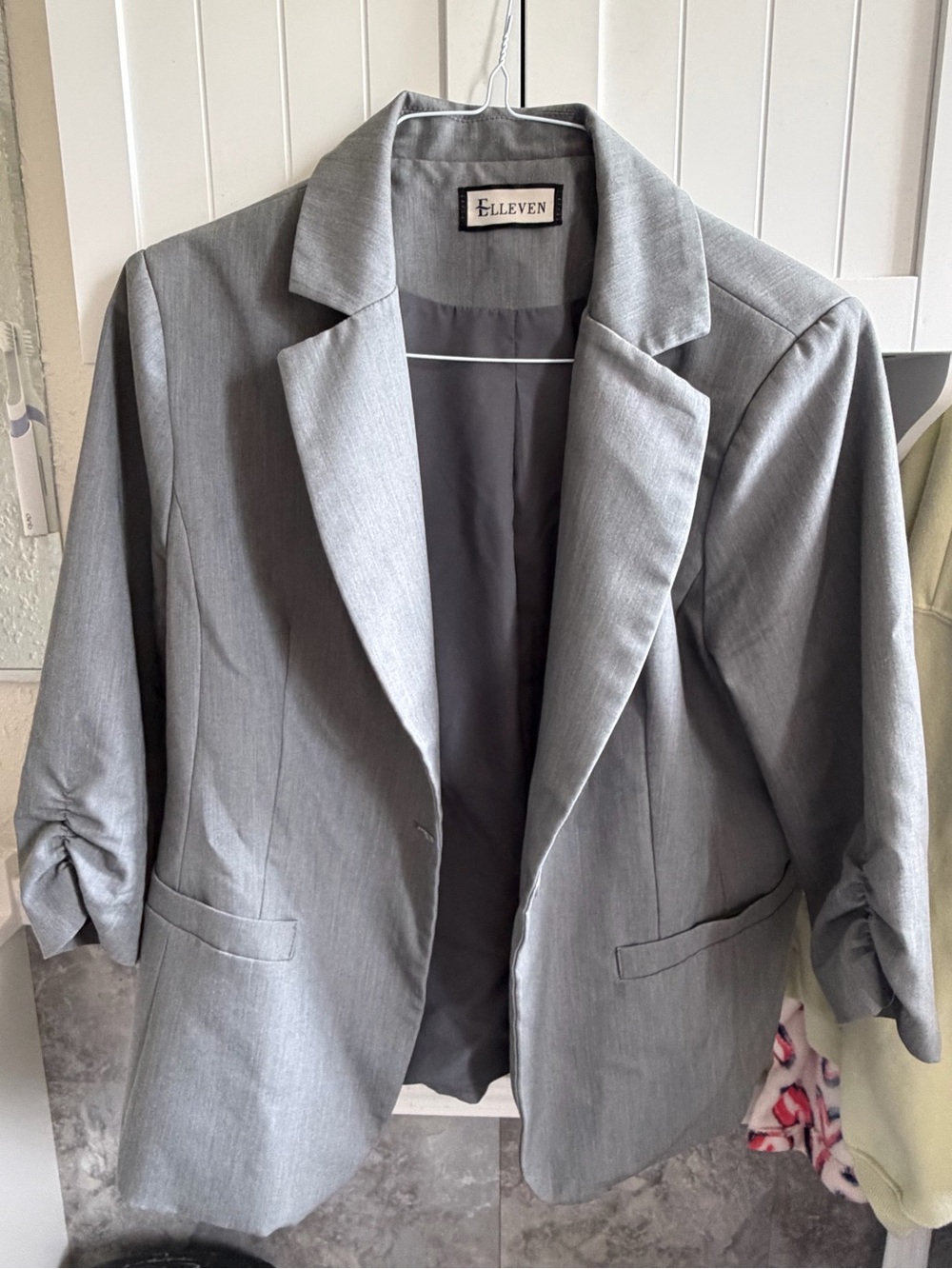 Women's Light Gray Tailored Blazer